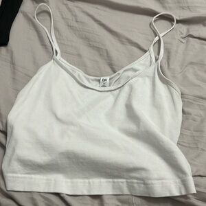 BP Cropped white tank